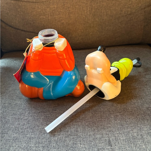 NWT Vintage Disney Goofy Big Sipper - Orange, Blue, Green - Picture 5 of 8